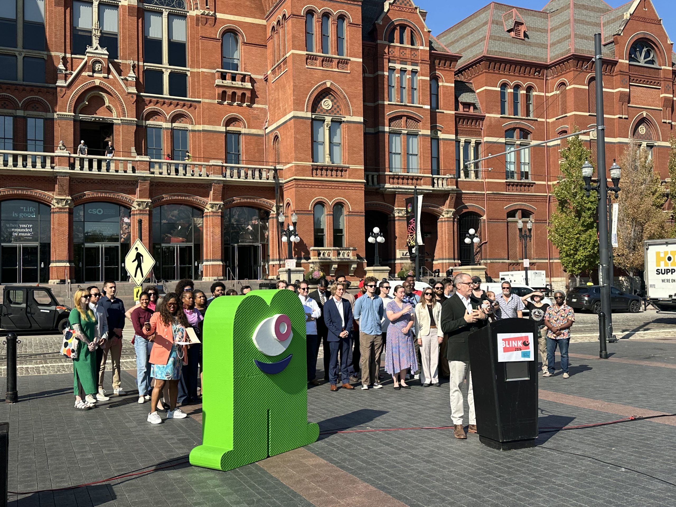 Artists, officials gather to kick off BLINK and Cincinnati Art Week